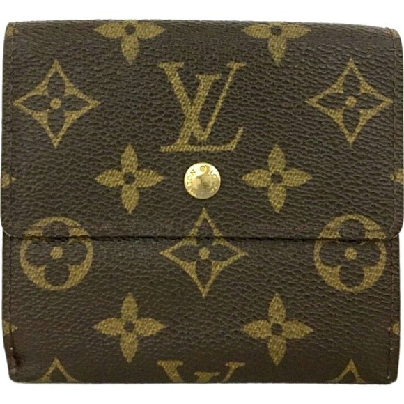 025157V Louis Vuitton Wallet Portefeiulle Elise Brown Monogram - Picture 1 of 9